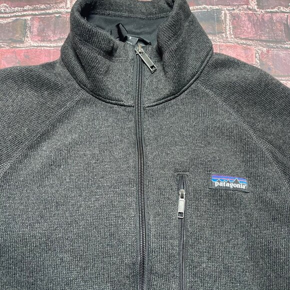 Patagonia Mens Gray Long Sleeve Full-Zip Synchilla Fleece Jacket Sz S Embroidere - Picture 2 of 8